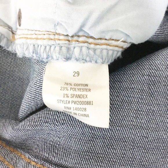 Harper Distressed Blue Jeans Size 29 Mid Skinny - Picture 5 of 6